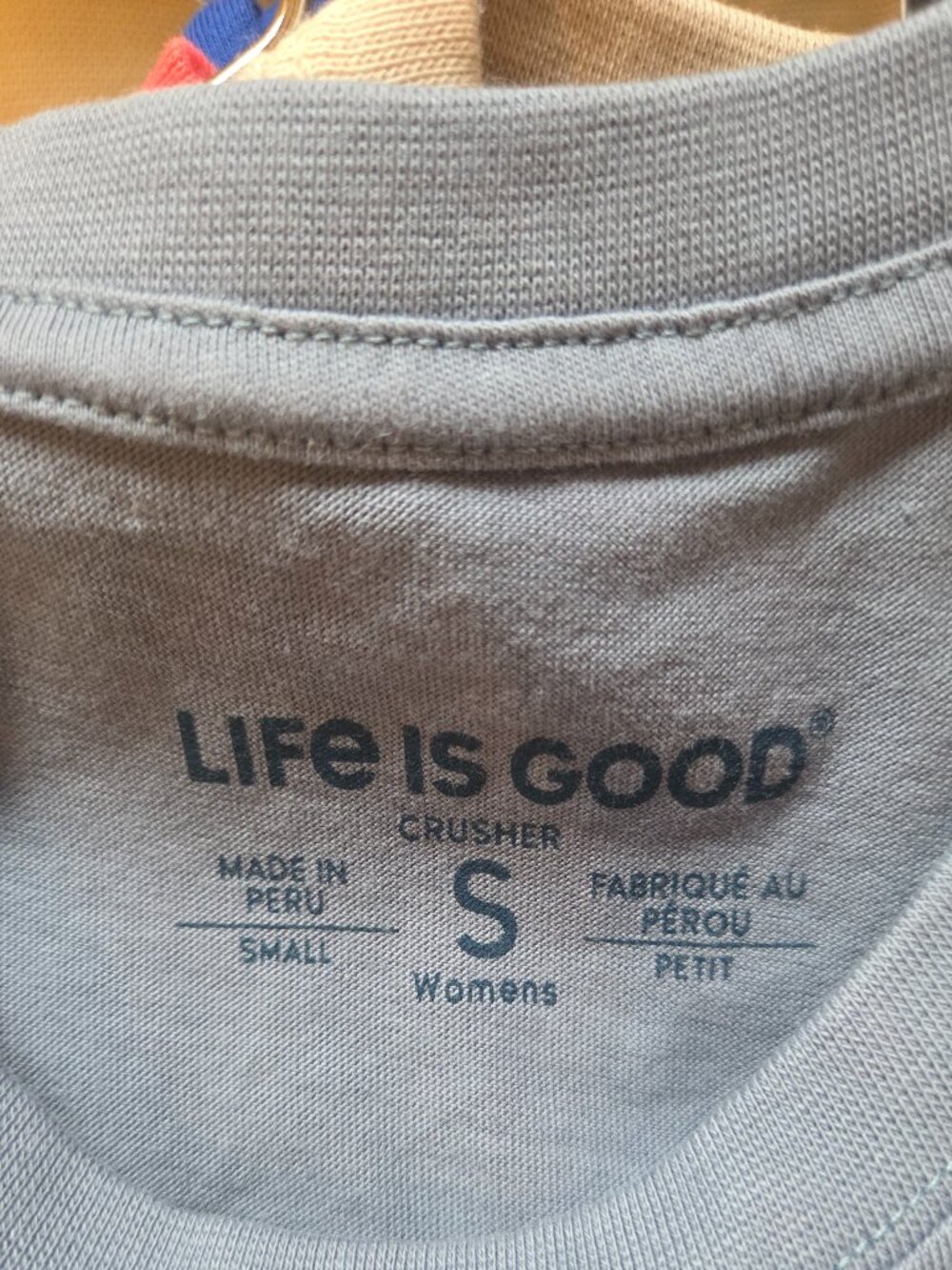 Life is Good W's Butterflies & Wildflowers Long Sleeve Crusher Crew Tee - Picture 8 of 8